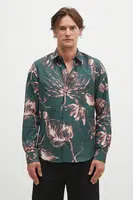 Košile Paul Smith pánská, šedá barva, slim, s klasickým límcem, M1R-006L-N02517