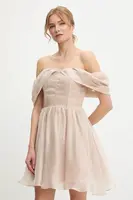 Šaty Answear.LAB béžová barva, mini