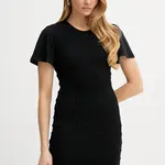 Šaty Guess CLAIRE černá barva, mini, přiléhavé, W5GK34 KCSA2