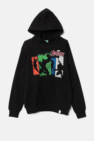 Dětská bavlněná mikina United Colors of Benetton x Marvel