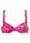 VIVANCE Bikinový top  fialová / ružová