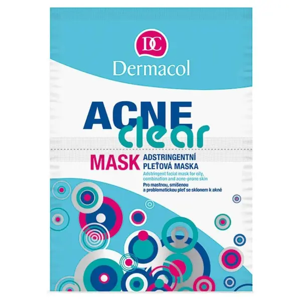 DERMACOL AcneClear Pleťová maska 2 x 8 ml
