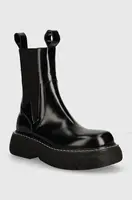 Kožené topánky chelsea MSGM