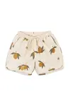 Dětské plavkové šortky Konges Sløjd ASNOU SWIM SHORTS béžová barva, KS102470