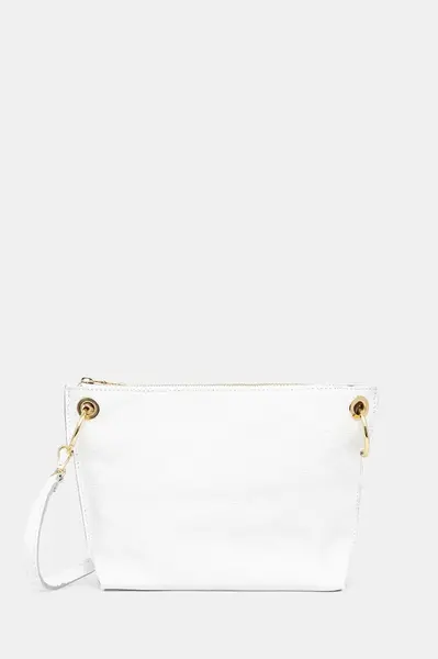 Kožená kabelka Answear.LAB bílá barva