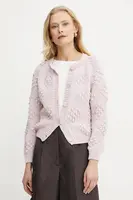 Kardigan Luisa Spagnoli dámský, růžová barva, hřejivý, 58614