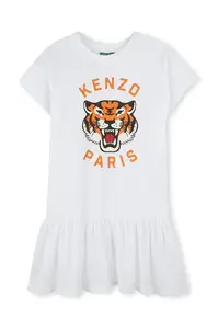 Dětské bavlněné šaty Kenzo Kids