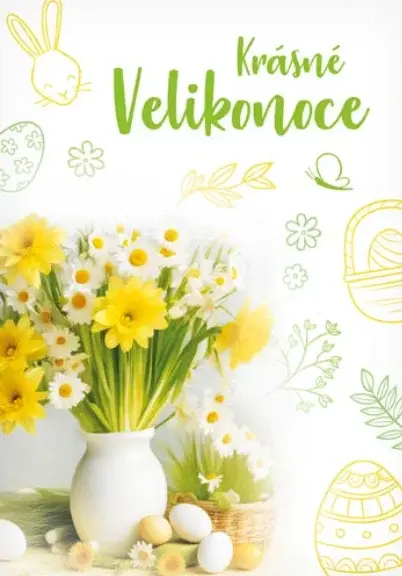 Pohlednice velikonoce 125 B UV