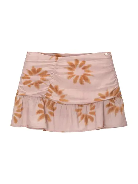 Pull&Bear Sukňa  hnedá / staroružová