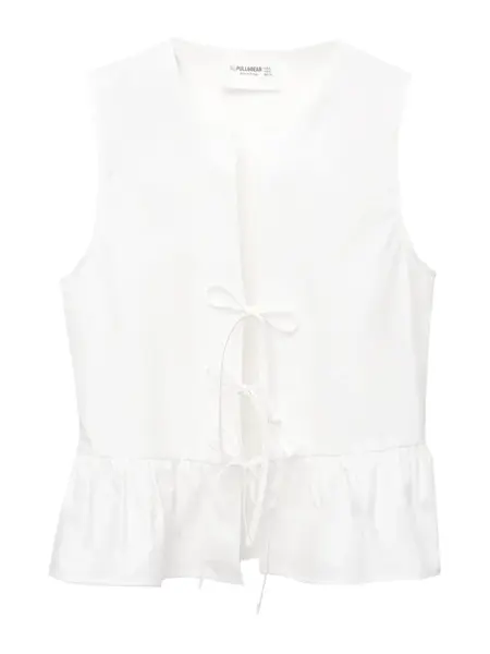 Pull&Bear Blúzka  biela