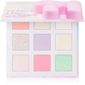 essence WHAT THE FLUFF?! paletka očných tieňov odtieň 01 Cotton Candy Skies 11.6 g