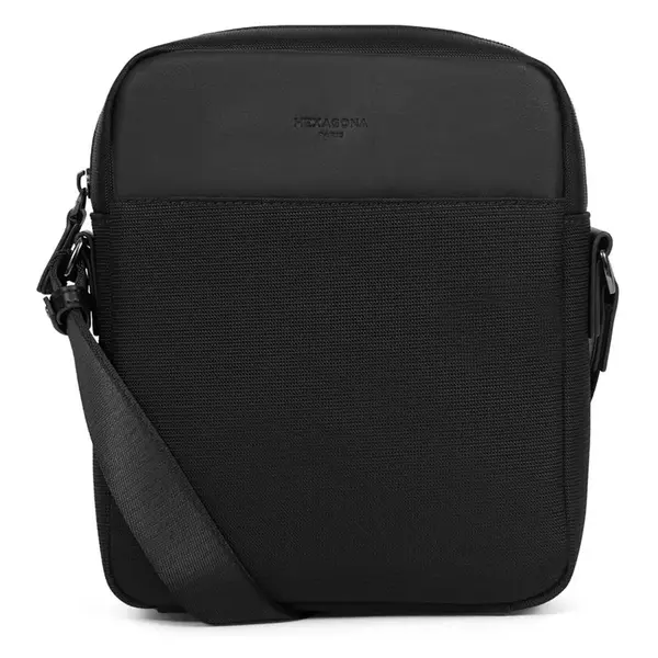 Pánská taška přes rameno Hexagona Teodor, nylon − černá