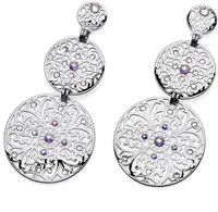 Oliver Weber Třpytivé náušnice s krystaly Orient 22777