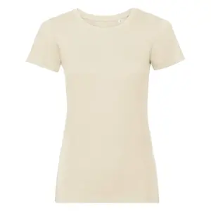 Beige women's t-shirt Pure Organic Russell