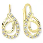 Soliter Zlaté náušnice s krystaly 239 001 01065