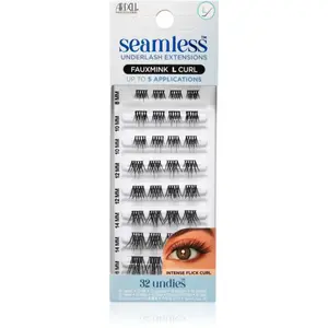Ardell Seamless Refill Light Modern FauxMink trsové nalepovací řasy L Curl 32 ks