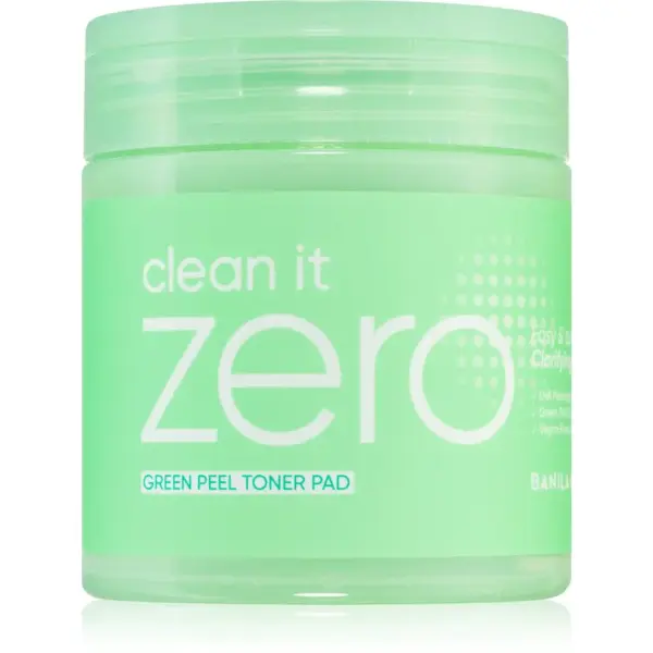 Banila Co. clean it zero Green Peel Toner Pad peelingové pleťové tamponky pro mastnou a problematickou pleť 70 ks
