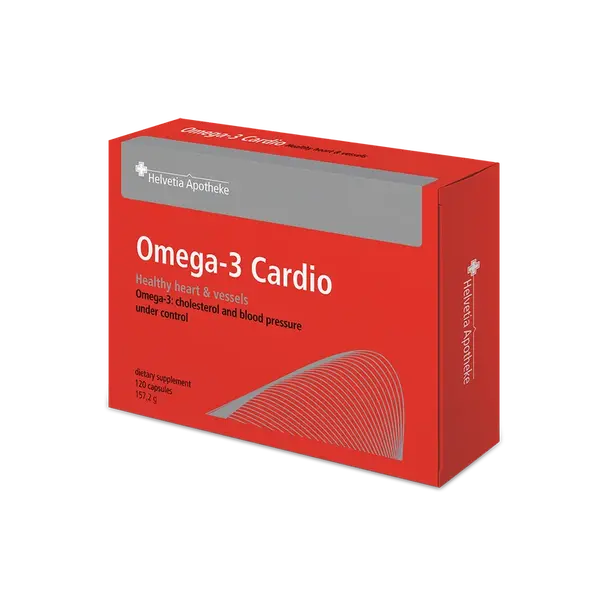 Helvetia Apotheke Omega-3 Cardio 120 kapslí