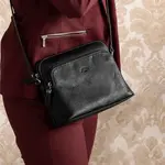 Kožená dámská crosbody kabelka Katana Kaise - černá