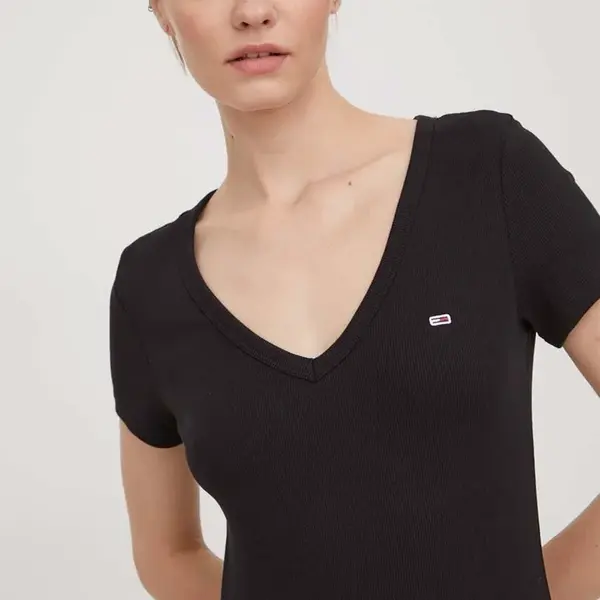 Tommy Jeans tričko dámské bavlněné s elastanem