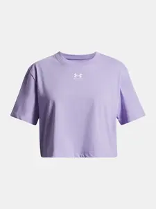 Dívčí tričko Under Armour UA Rival SS-PPL - Holky