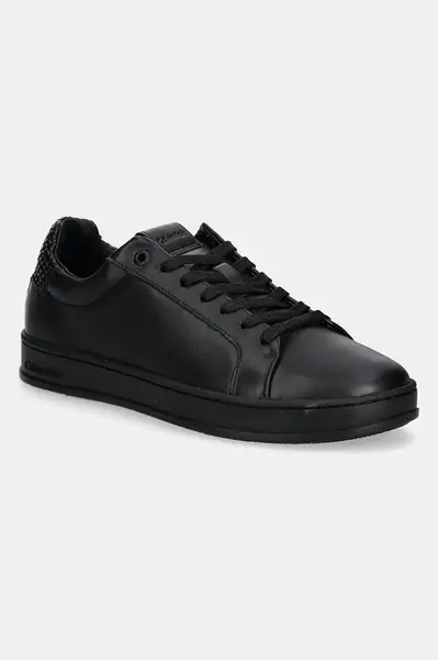 Calvin Klein  Kožené sneakers boty  LOW TOP LACE UP WOVEN