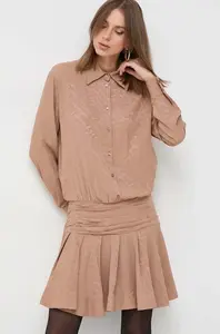 Pinko Šaty s příměsí hedvábí Pinko
