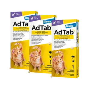Adtab pro kočky (0.5-2kg) 12mg 3 žvýkací tablety