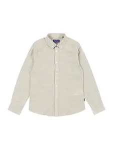 Only & Sons Junior Košeľa 'OSJCaiden'  tmavobéžová