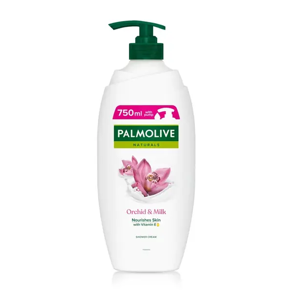 Palmolive Naturals Orchid & Milk sprchový krém pumpa 750 ml