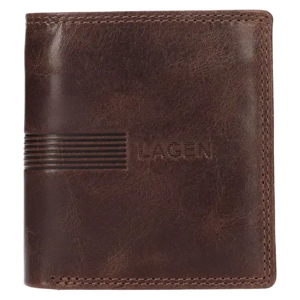 Pánská kožená peněženka Lagen Torin - hnědá