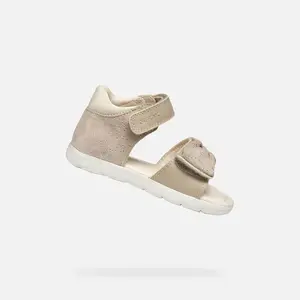 Béžové dievčenské sandále Geox Alul