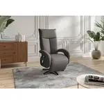 Sit & More KŘESLO, kůže, mokka