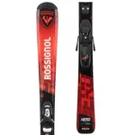 Rossignol HERO JR 100-140 KID-X + KID 4 GW Juniorské sjezdové lyže, červená, velikost