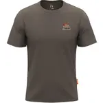 Hannah BASTER Pánské bavlněné tričko, hnědá, velikost