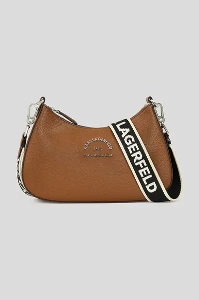 Kabelka Karl Lagerfeld K/RSG hnědá barva, A3W30316