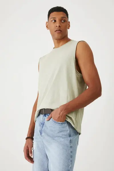 Bavlněné tričko Medicine pánské, zelená barva