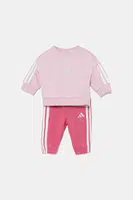 Kojenecká tepláková souprava adidas růžová barva, JV9853