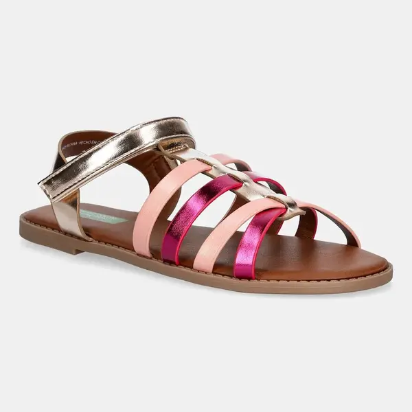 Dětské sandály United Colors of Benetton růžová barva, 86E3CD01S