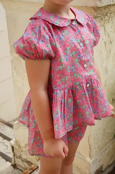 Halenka Konges Sløjd PACEY SS SHIRT GOTS růžová barva, KS103238