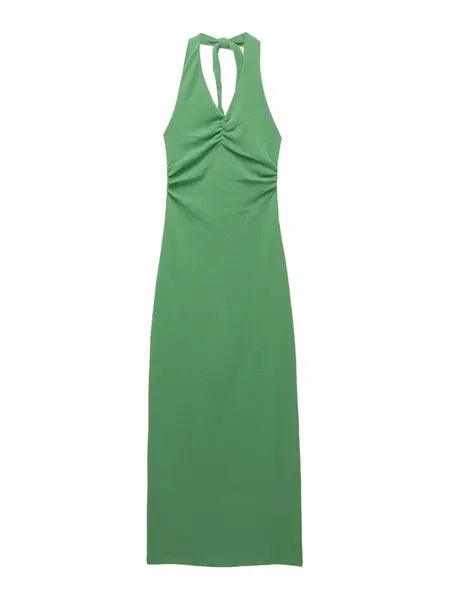 Pull&Bear Pletené šaty  kiwi