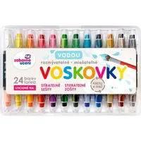 ZÁBAVNÉ UCENÍ VODOU ROZMAZATEĽNÉ VOSKOVKY Výtvarné potreby, mix, veľkosť
