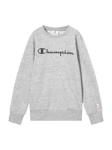 Champion Authentic Athletic Apparel Mikina  sivá melírovaná / čierna