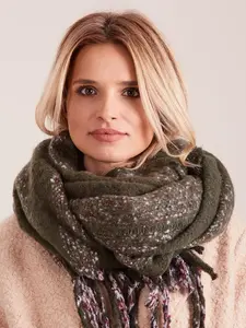 Zelený pruhovaný šátek