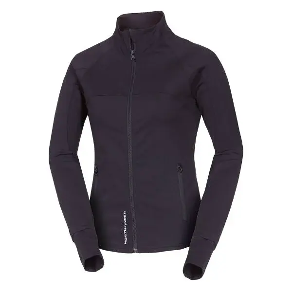 Northfinder CIERRA Dámska mikina, čierna, veľkosť