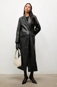 Kožený kabát Answear.LAB