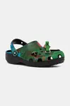 Pantofle Crocs Classic Minecraft Clog zelená barva, 210829-90H