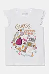 Dětské tričko Guess bílá barva, K5GI11 K6YW4