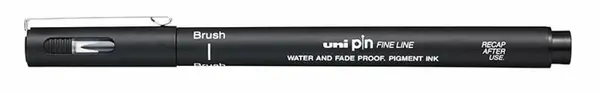 Štětečkový fix Uni Pin černý