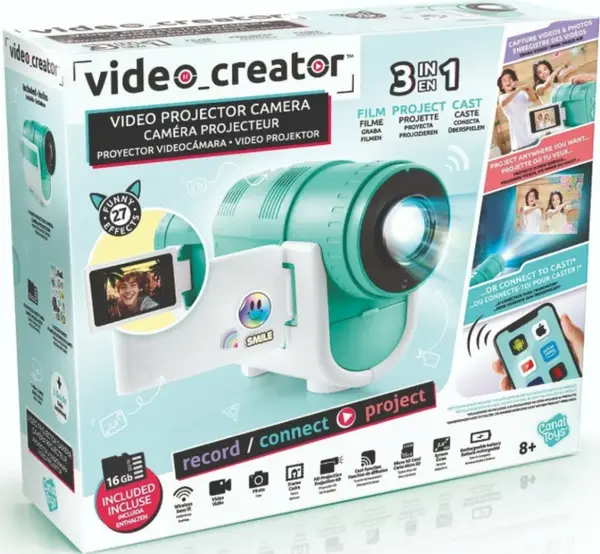 Kamera Video projektor 3v1